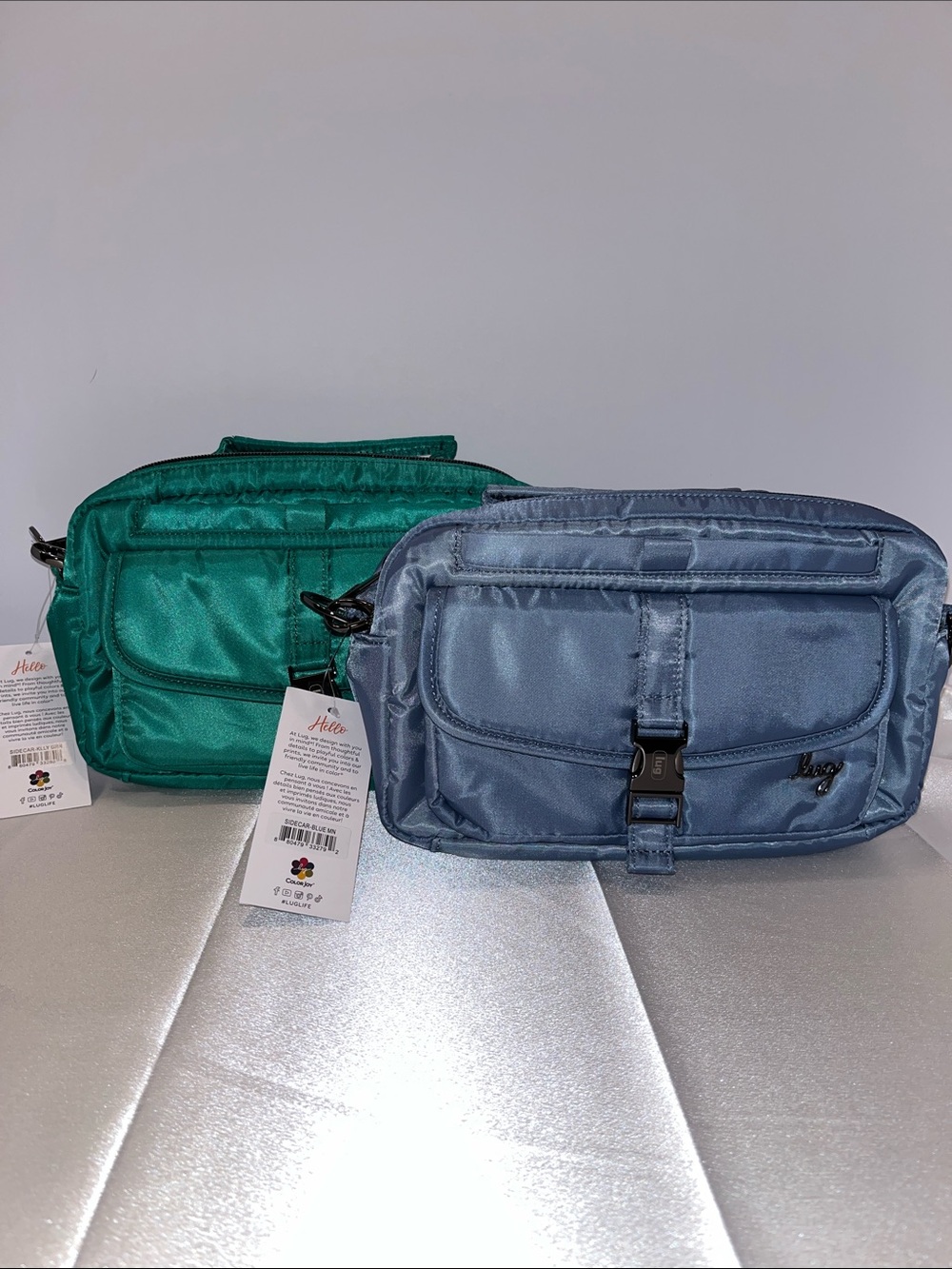 LUG - Sidecar Convertible Crossbody - Only KELLY GREEN Available Now - Picture 2 of 13